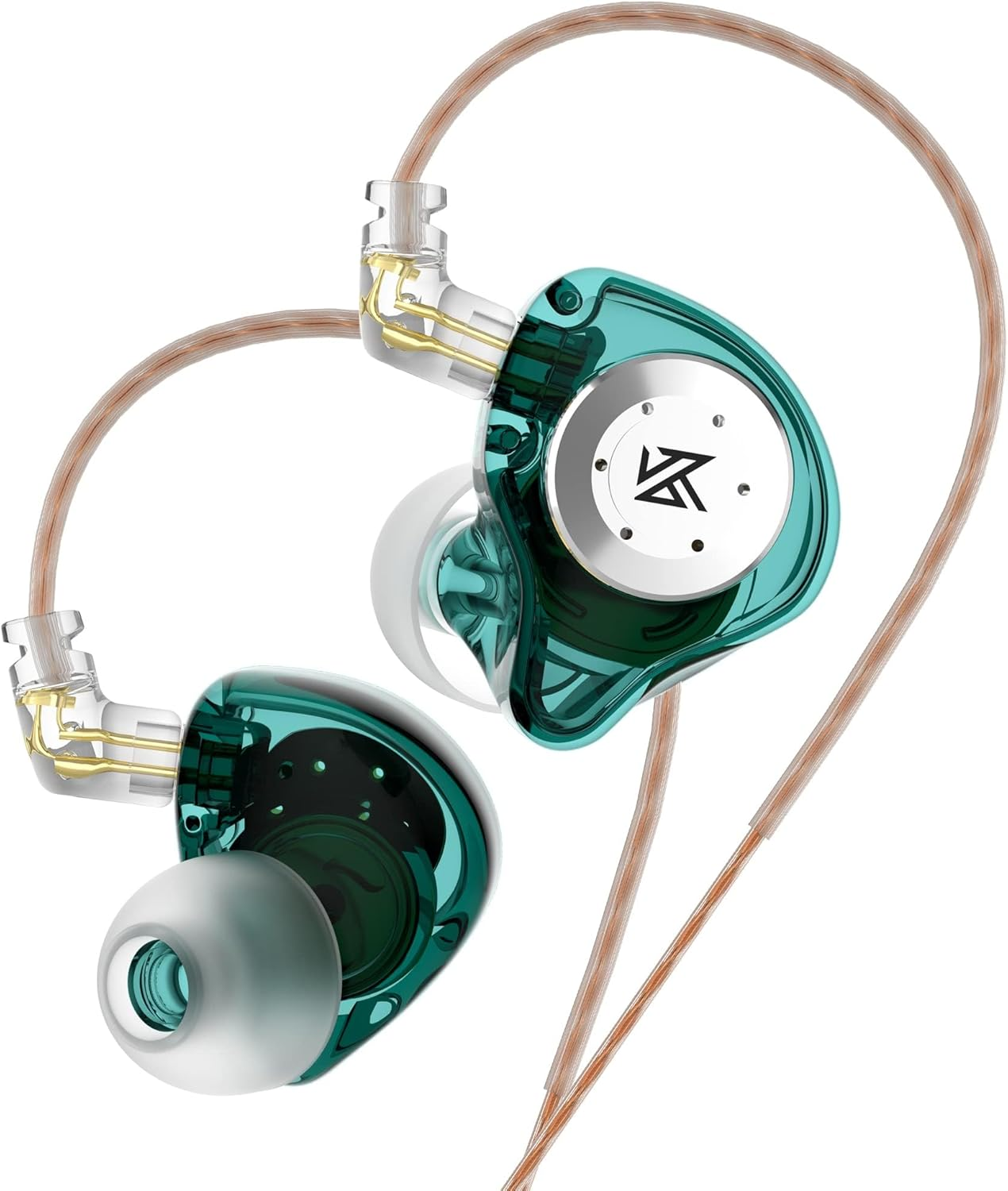 Fones intra-auriculares KZ EDX Pro com cabo destacável